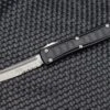 Microtech Ultratech 2 II Tanto Stonewash Partial Serrated & Black Signature Series 123II-11S