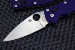 Spyderco Manix 2 Dark Blue G-10 & S110V C101GPDBL2 -Nc Blade IMG 9718