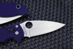 Spyderco Manix 2 Dark Blue G-10 & S110V C101GPDBL2 -Nc Blade IMG 9738