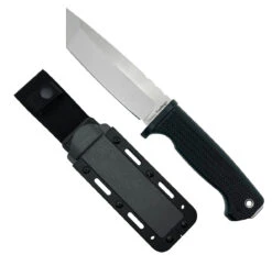 Demko FreeReign Tanto AUS10A & Black Rubberized Handle FR-10A-TBL