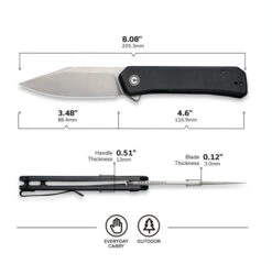 CIVIVI Relic Black G-10 & Gray Nitro-V C20077B-1 -Nc Blade Image2 13 22at10.40PM 3