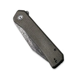 CIVIVI Relic Dark Green Micarta & Damascus C20077B-DS1 -Nc Blade Image2 13 22at10.52PM 3