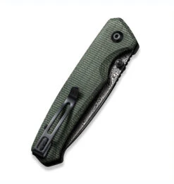 Civivi Altus - Button Lock Thumb Stud W/ Green Micarta Handle & Damascus C20076-DS1 7 Civivi Altus - Button Lock Thumb Stud W/ Green Micarta Handle & Damascus C20076-DS1 -Nc Blade Image2 3 22at1.11PM 2