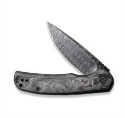 Civivi NOx - Flipper W/ Carbon Fiber Handle & Damascus C2110DS-1 -Nc Blade Image2 3 22at1.29PM 1