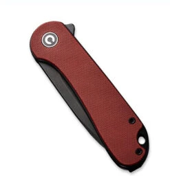 Civivi Elementum Flipper - Burgundy G-10 Handle & Black D2 C907A-1 -Nc Blade Image2 3 22at12.09PM 1