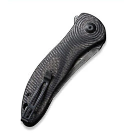 Civivi Synergy 3 Flipper W/ Layered G-10 & Carbon Fiber Overlay & Tanto Damascus C20075B-DS1 -Nc Blade Image2 3 22at12.24PM 3