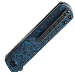 Kansept Knives Foosa Blue/Black Carbon Fiber & 154CM Linerlock T2020T7 -Nc Blade Image5 11 23at12.08PM 1