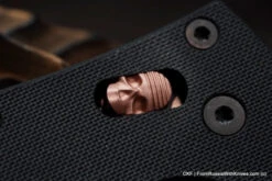 Custom Knife Factory Copperhead Copper Ball Cage Lock For Spyderco Manix 2 Models -Nc Blade Image6 12 21at8.53PM 1