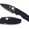 Spyderco Black Shaman Serrated C229GSBK