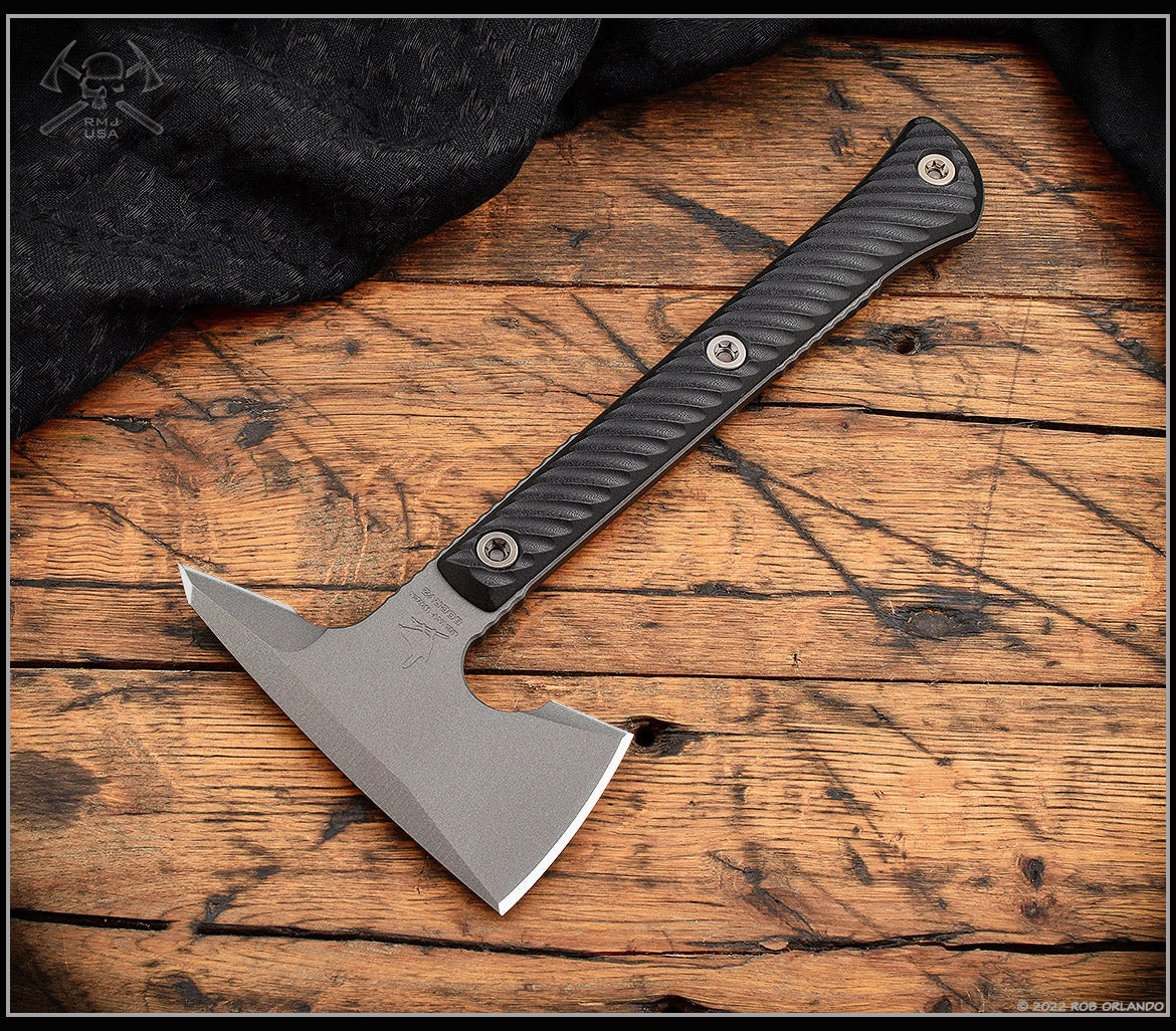 RMJ Jenny Wren Spike Tomahawk Black G-10 2 RMJ Jenny Wren Spike Tomahawk Black G-10 - Image 2