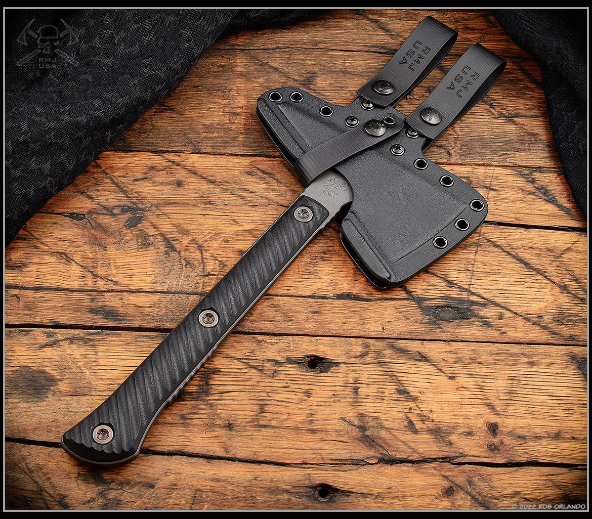 RMJ Jenny Wren Spike Tomahawk Black G-10 5 RMJ Jenny Wren Spike Tomahawk Black G-10 - Image 5