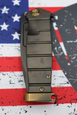 Medford Knife Fighter Flipper USMC PVD & Bronze Hardware With PVD CPM-S35 107-261 -Nc Blade image 014d8af5 efdb 492a 97fc 5d5037a69dd4