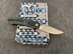 Kansept Knives Reverie Black/Blue Carbon Fiber CPM-S35VN Front Flipper -Nc Blade image 04e33d46 d2f2 48dc 9558 cb2f7a175e3d