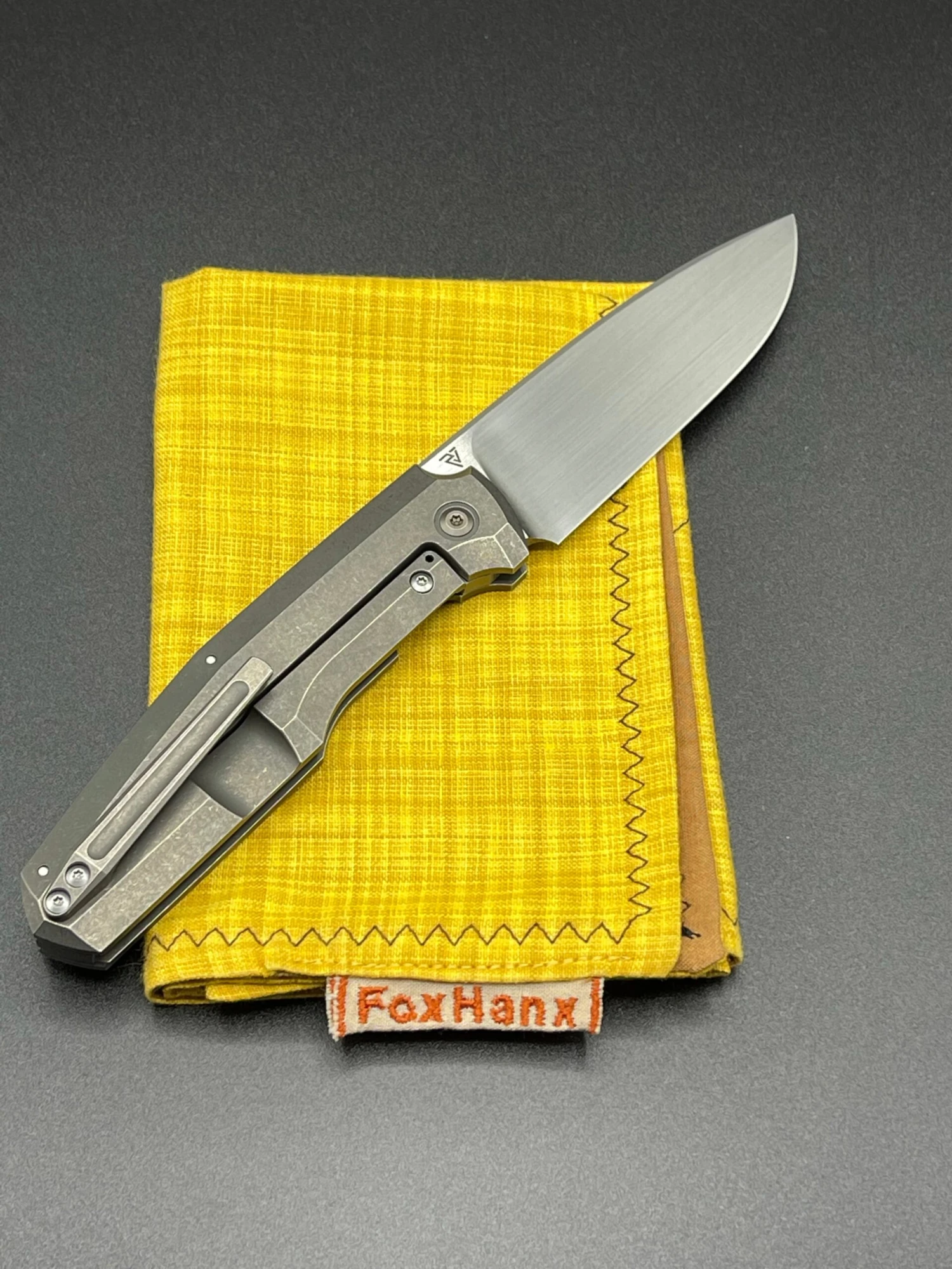 Custom Knife Factory FIF20 Titanium Handles With Carbon Fiber Inlay 3 Custom Knife Factory FIF20 Titanium Handles With Carbon Fiber Inlay - Image 3