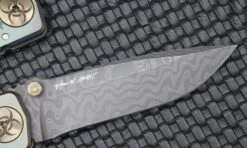 Spartan Blades Harsey Folder 2022 Special Edition Green Plague Doctor & Damascus -Nc Blade image 06008fda acde 49eb bcc2 a3dc12509725