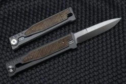 Reate EXO Exoskeleton Design Burlap Micarta Double Edge -Nc Blade image 07f5a022 2de8 473d 9565 3aa6597313b5