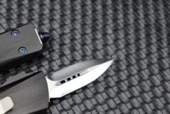 Marfione Troodon Mini Double Edge Mirror Polish W/ Black Hefted Handle & Blue Ringed Hardware -Nc Blade image 086b4824 d704 4d15 a170 d42ee8c76f70