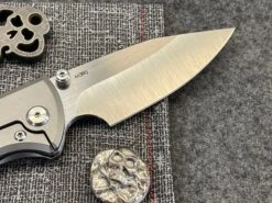 Chaves Scapegoat Titanium & Belt Grind M390 -Nc Blade image 08834e38 ba7d 480e ad43 6b9f43fa06a1