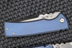 Chaves Knives Redencion 229 Blue Titanium & M390 Drop Point Exclusive -Nc Blade image 08987c63 804b 481e b7a4 ce0666bad0e8