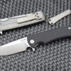 Chaves Knives Ultramar Street Liberation M390 Flipper & Black G-10