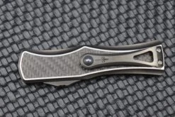 Marfione Hera DLC Satin D/E W/ Two Tone DLC Satin Finish Titanium Handle W/ Carbon Fiber Inlays & DLC Two Tone Hardware -Nc Blade image 1053b7e5 18c8 4019 9a57 0bd835f70619