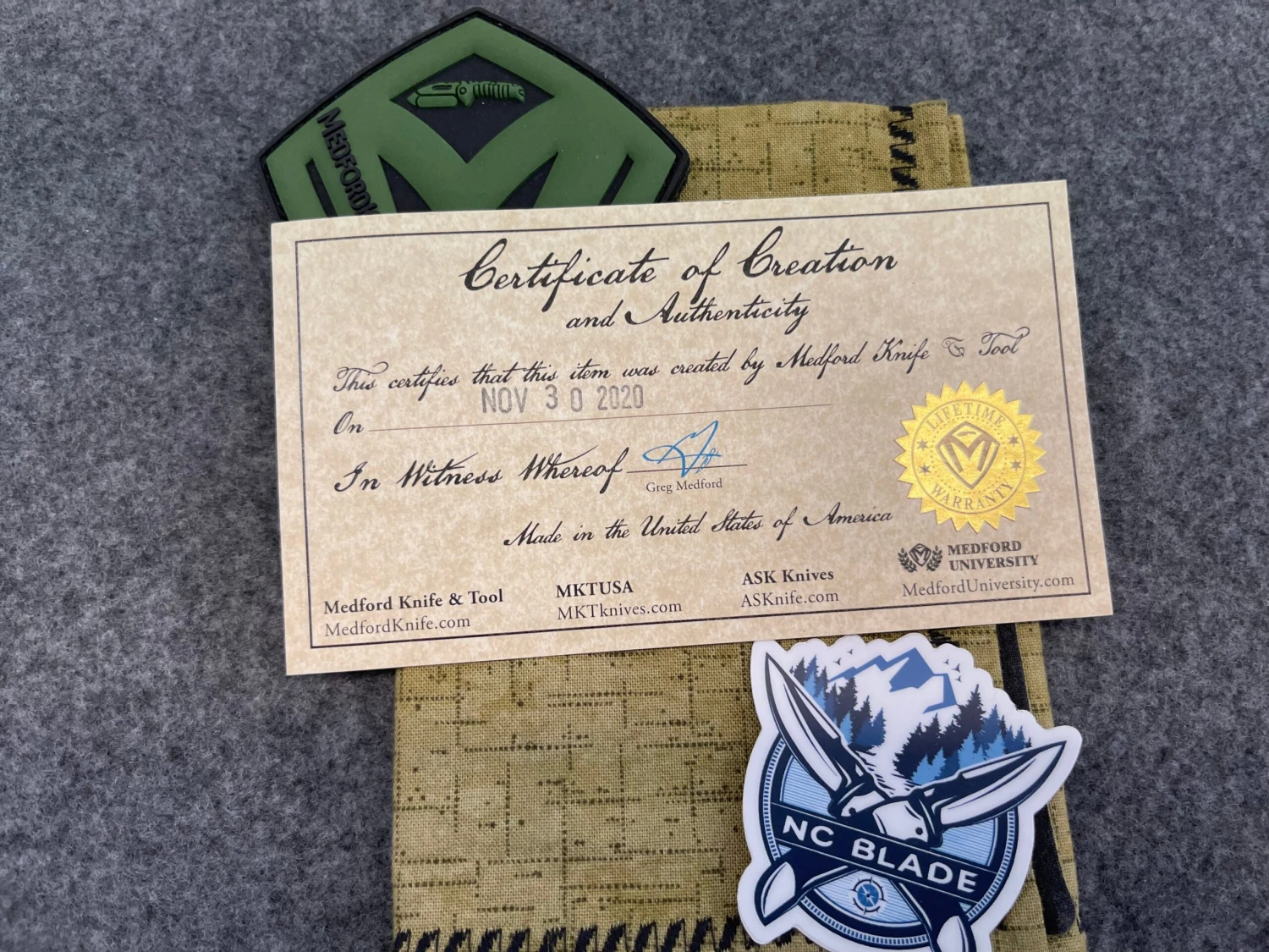 Medford Praetorian Swift PVD S35VN & Blue 3 Medford Praetorian Swift PVD S35VN & Blue - Image 3