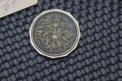 Custom Knife Factory Samurai Koi Titanium Engraved Coin #011 -Nc Blade image 11ae027a 6236 495c b334 2a53d723ba28