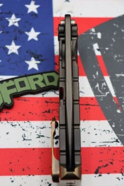 Medford Knife Fighter Flipper USMC PVD & Bronze Hardware With PVD CPM-S35 107-261 -Nc Blade image 13521413 baec 472f 9fb8 addcd2fe397e