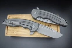 Jake Hoback Knives Husky Titanium & Nitro-V -Nc Blade image 15f6c013 dc6b 4eaf 85f0 71dfbd61c650