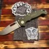 Demko Knives G-MG AD20 OD Green Grivory 20CV W/ Cut Out
