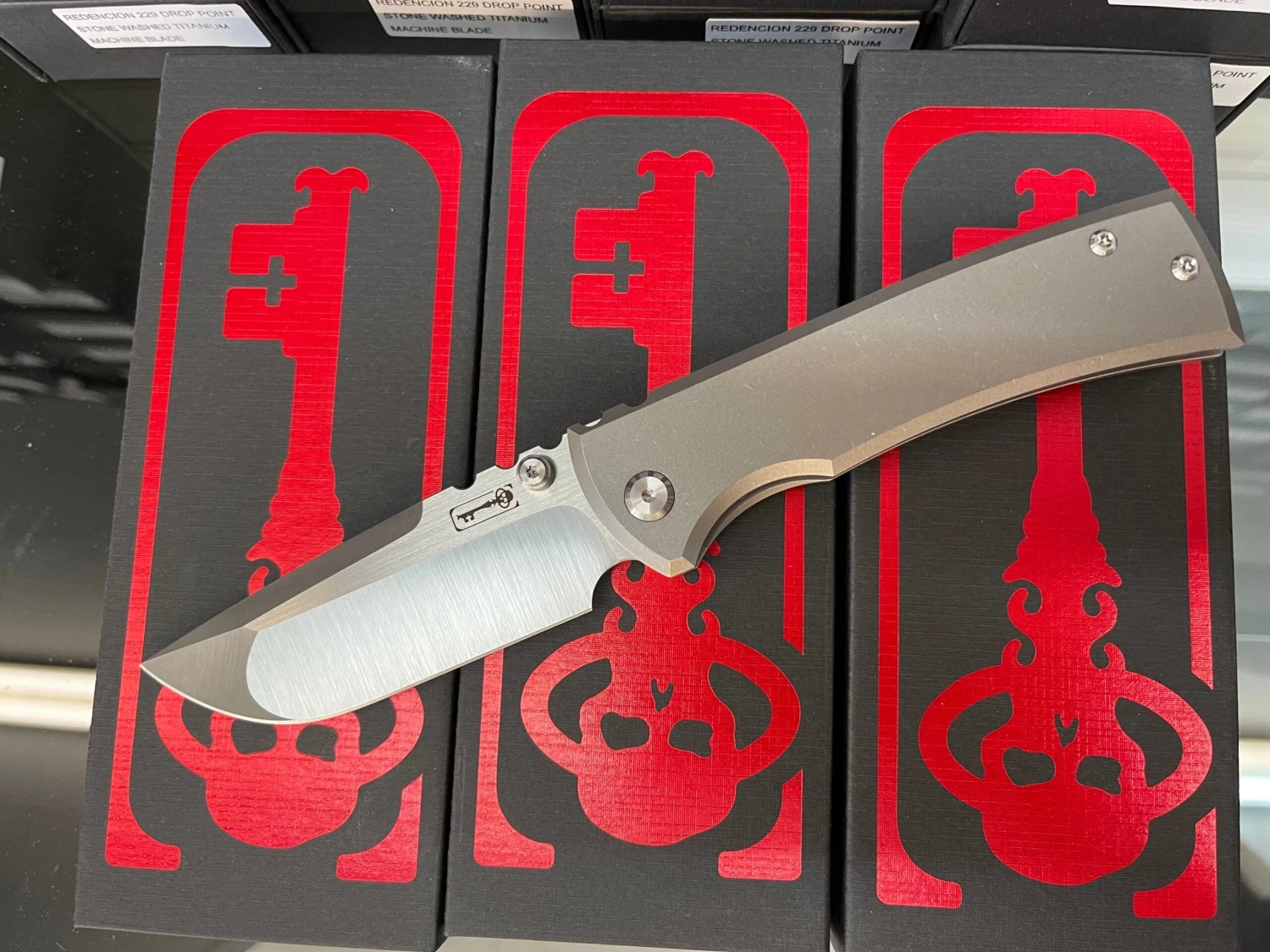 Chaves Knives 229 4th Gen Drop Point Machine Satin M390 1 Chaves Knives 229 4th Gen Drop Point Machine Satin M390