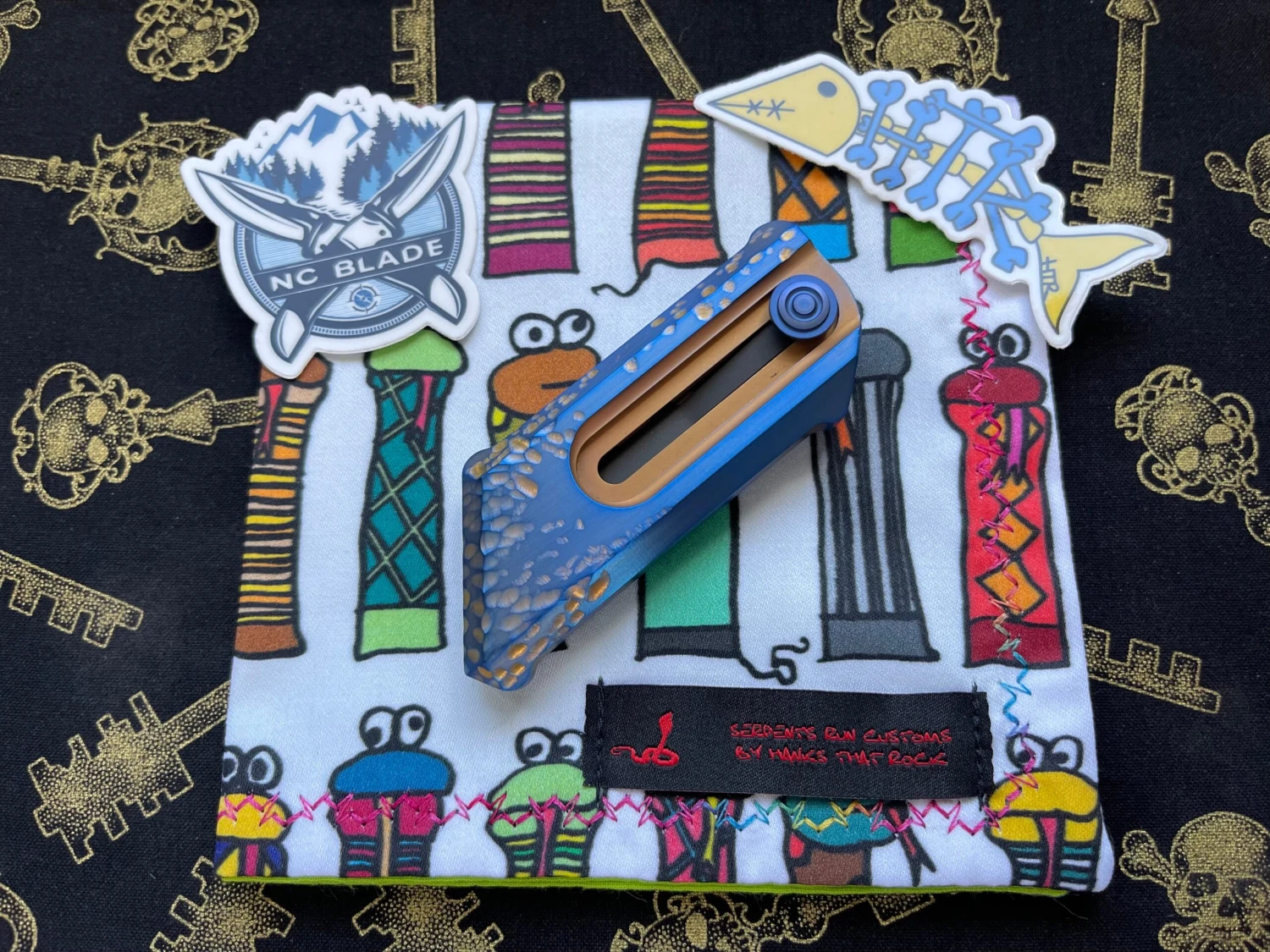 Chaves Knives Gen 2 Titanium C.H.U.B PVD Chub Modified #3 1 Chaves Knives Gen 2 Titanium C.H.U.B PVD Chub Modified #3