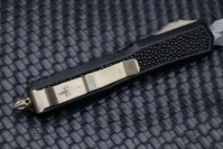 Marfione Makora II Vegas Forge Vines & Roses Damascus D/E & Hefted Alloy Handle W/ Stingray Inlays & Bronzed Ringed Hardware -Nc Blade image 1ebdcf62 39e6 4d11 b998 1511430de0f9