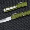 Microtech Ultratech 2 Stepside Bayonet Satin & OD Green 120II-4ODS