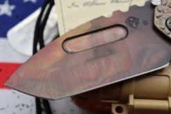 Medford Knife Praetorian T Peaks & Valleys Violet-Bronze Fade & Flamed Hardware With S35 Vulcan Tanto 106-186 -Nc Blade image 255330af 5985 4b62 b897 e566c0d5fea1