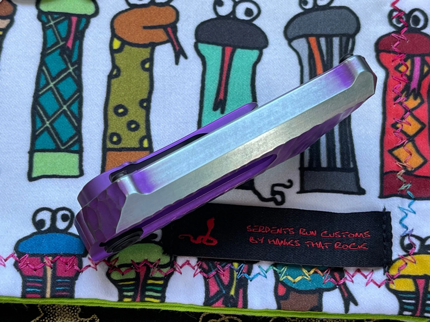 Chaves Knives Gen 2 Titanium C.H.U.B PVD Chub Modified #1 3 Chaves Knives Gen 2 Titanium C.H.U.B PVD Chub Modified #1 - Image 3