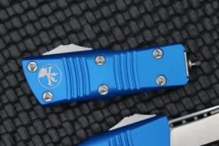 Microtech Troodon Mini Tanto Edge Satin Standard & Blue 240-4BL -Nc Blade image 2ca0bd21 e0ec 461b bc13 2437fc1423cd