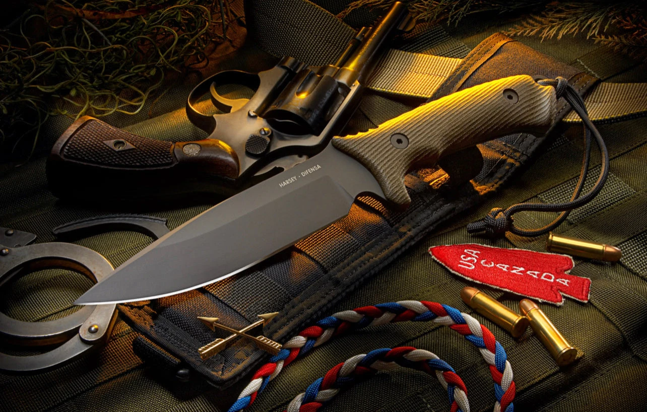 Spartan Blades Harsey Difensa Black SB19BKGRNLBK 1 Spartan Blades Harsey Difensa Black SB19BKGRNLBK