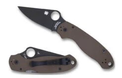 Spyderco Para 3 Flat Dark Earth DLC Exclusive C223GPBNBK -Nc Blade image 2fe8a8d2 9b21 4d71 991a 6c40c34aaa62