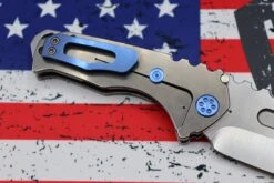 Medford Praetorian Genesis T S35 Tumbled Drop Point & Tumbled Handles W/ Blue Hardware/Clip -Nc Blade image 3263ef45 5987 4d74 8ed5 08aa3a41cc9d