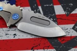 Medford Praetorian Genesis T S35 Tumbled Drop Point & Tumbled Handles W/ Blue Hardware/Clip -Nc Blade image 36a59156 82db 4552 99a5 008b9d51d96d