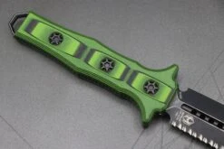 Heretic Knives Nephilim Black/Green G-10 & Double Edge Battleworn Black Full Serrated H003-8C-BLKGRN -Nc Blade image 37a0e3e2 fdf8 4c0a 8526 15e45ac4bd46