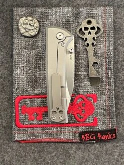 Chaves Scapegoat Titanium & Belt Grind M390 -Nc Blade image 39c2d434 a338 45c1 ac38 b118be6c5669