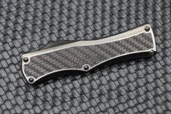 Marfione Hera DLC Satin D/E W/ Two Tone DLC Satin Finish Titanium Handle W/ Carbon Fiber Inlays & DLC Two Tone Hardware -Nc Blade image 3a1ce9c1 2d9a 48d2 9f42 245467079e86