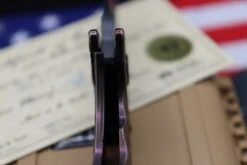 Medford Knife Praetorian T Peaks & Valleys Violet-Bronze Fade & Flamed Hardware With S35 Vulcan Tanto 106-186 -Nc Blade image 3a1d65b1 73d5 4444 8fff e4176c67837f