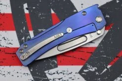 Medford Knife Slim Midi Tumbled Tanto S35 W/ Faced/Flamed Galaxy Handle & Blue Spring 9 Medford Knife Slim Midi Tumbled Tanto S35 W/ Faced/Flamed Galaxy Handle & Blue Spring -Nc Blade image 3a4c115f c467 4e6c bbb1 070c82161f53