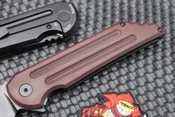 Jake Hoback Knives Kwaiback MK6 Red SureTouch W/ Fullers & DLC M390 -Nc Blade image 3b107d2a c14d 4726 8359 d430f71cc3c6