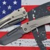 Medford Knife Slim Midi Tumbled Frame & Tanto PVD S35 W/ PVD Hardware/Clip