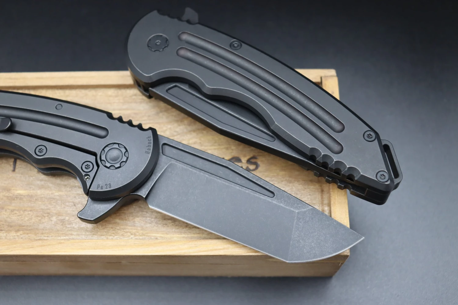 Jake Hoback Knives Husky DLC Titanium & DLC Nitro-V 5 Jake Hoback Knives Husky DLC Titanium & DLC Nitro-V - Image 5