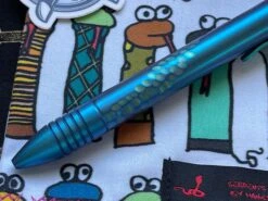 Chaves Knives Bolt Action Titanium Pen Solid Modified #5 -Nc Blade image 4335e021 27b2 459a 993e 82fc422bda66